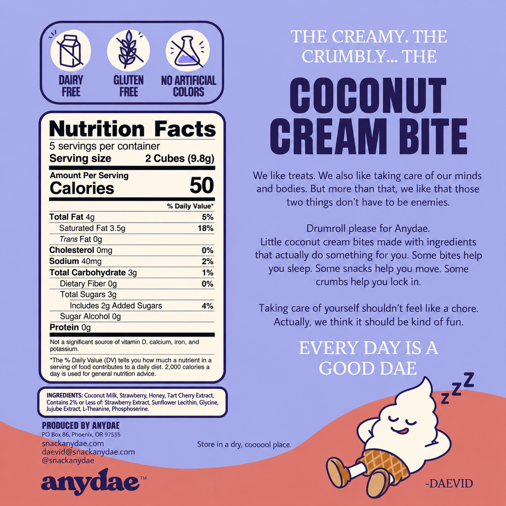 SLEEP Strawberry Coconut Cream Bites