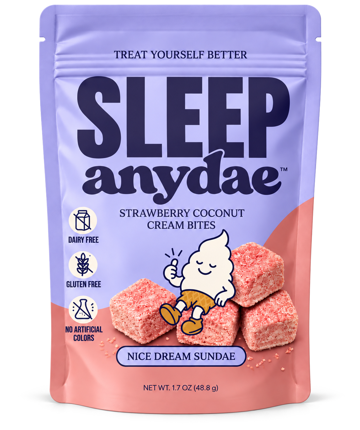 SLEEP Strawberry Coconut Cream Bites